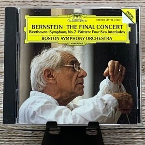 Bernstein: The Final Concert [1992‎ CD] Beethoven Britten Boston Symphony